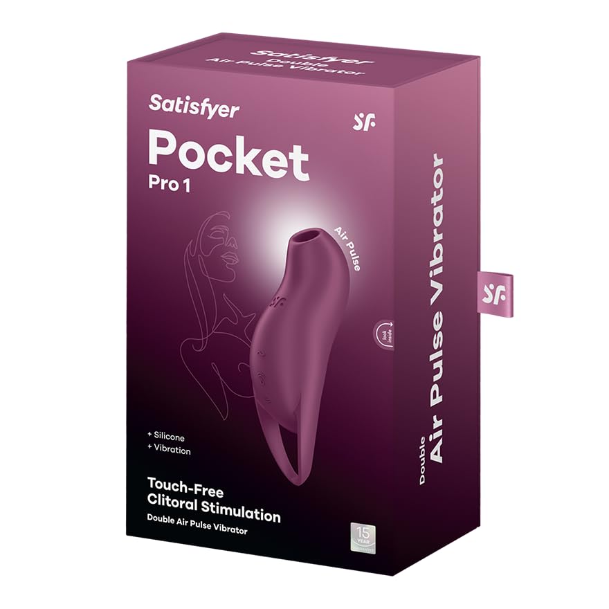 Satisfyer Pocket Pro 1 Vibrator Sex Toy | Adult Toys for Women | Mini Clitoral Stimulation Vibrator | Vibrating Sexual Pleasure Device | Stimulation Vibrators | Female Wellness Tools | Woman Sextoy - Image 5