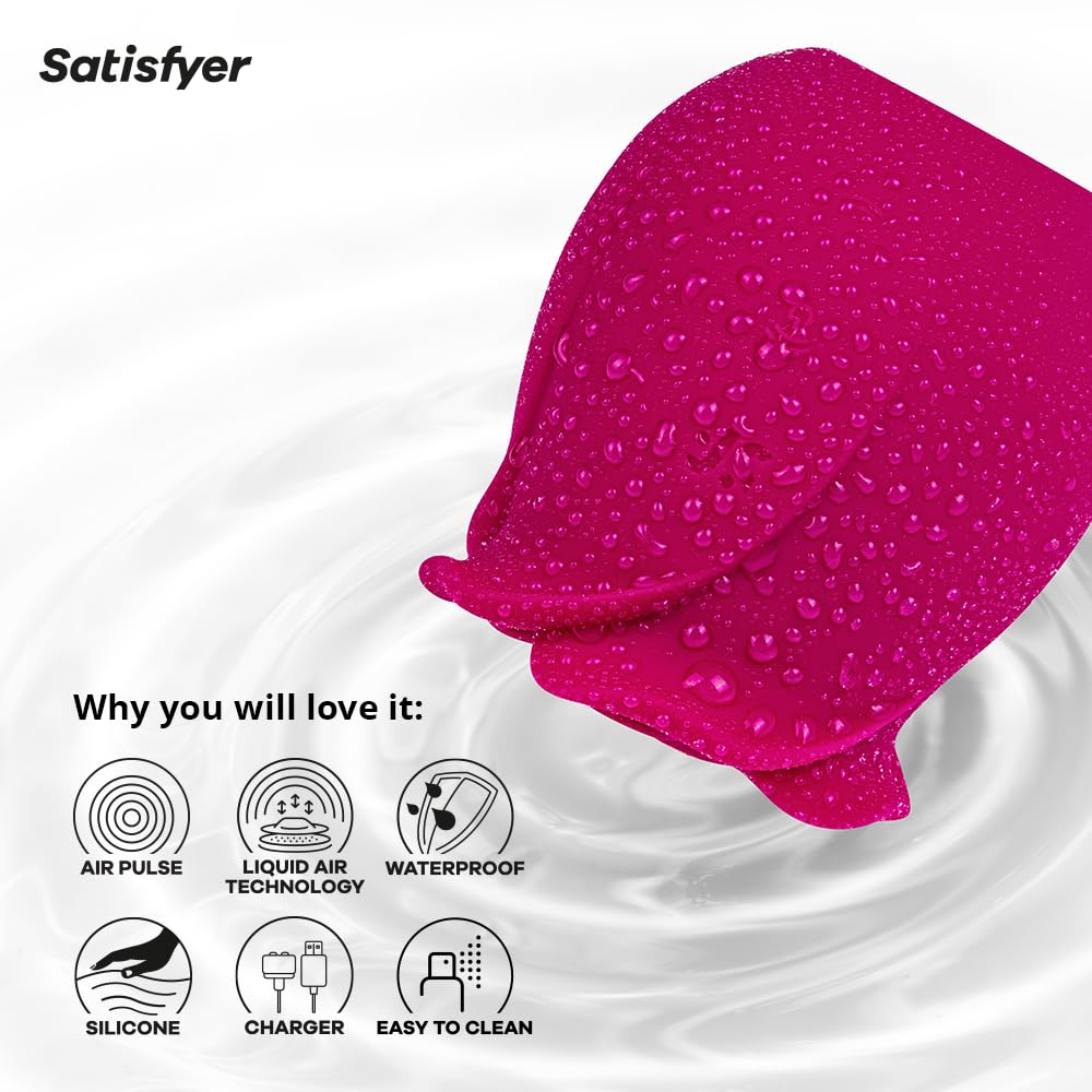Satisfyer Pro 2 Classic Blossom Vibrator Sex Toy | Adult Toys for Women | Clitoral Stimulator | Vibrating Sexual Pleasure Device | Stimulation Vibrators | Female Wellness Tools | Woman Clit Sextoy - Image 4
