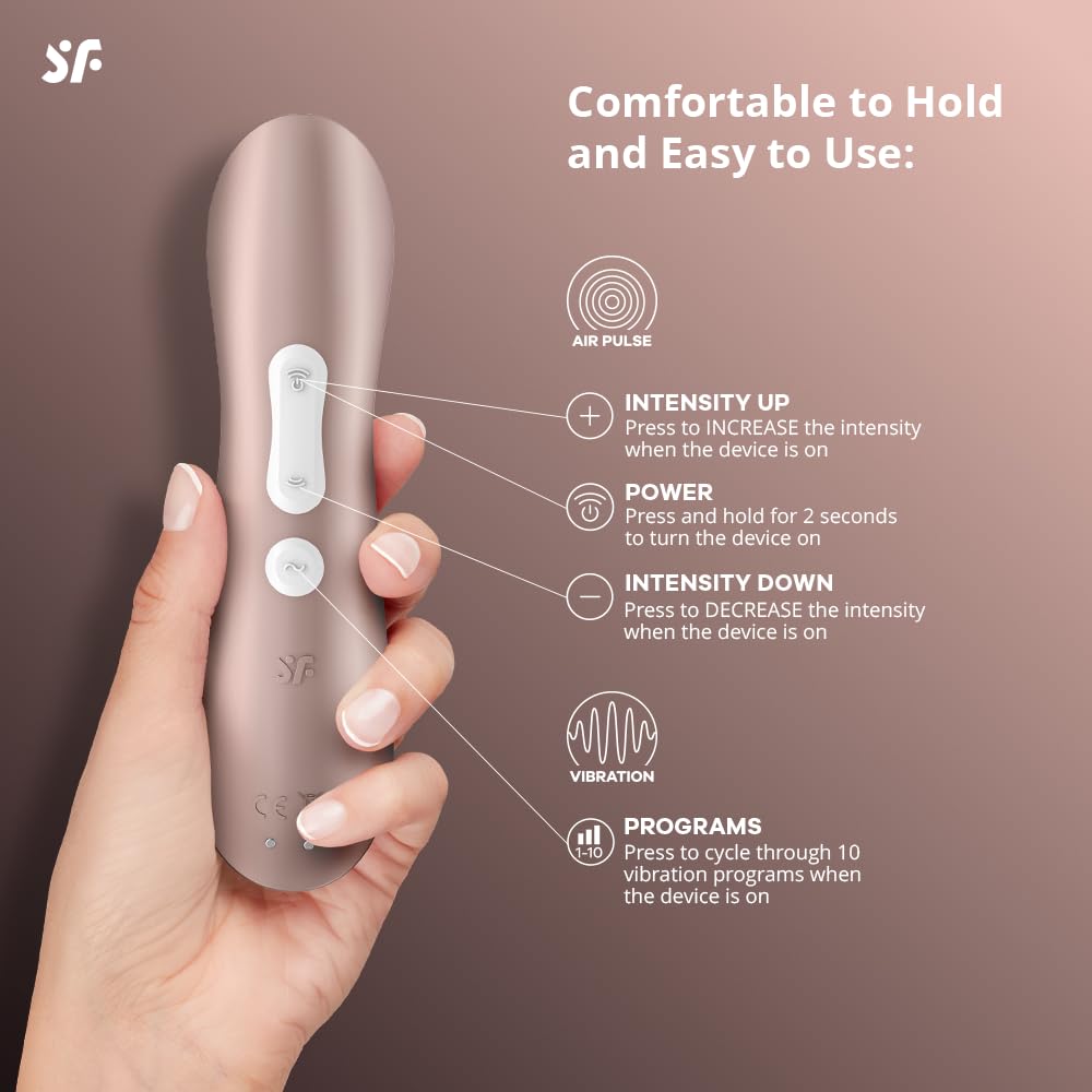 Satisfyer Pro 2+ Vibrator Sex Toy | Adult Toys for Women | Best Sucking Clitoral Stimulation Vibrator | Vibrating Sexual Pleasure Device | Stimulation Vibrators | Female Wellness Tools (Rose Gold) - Image 3