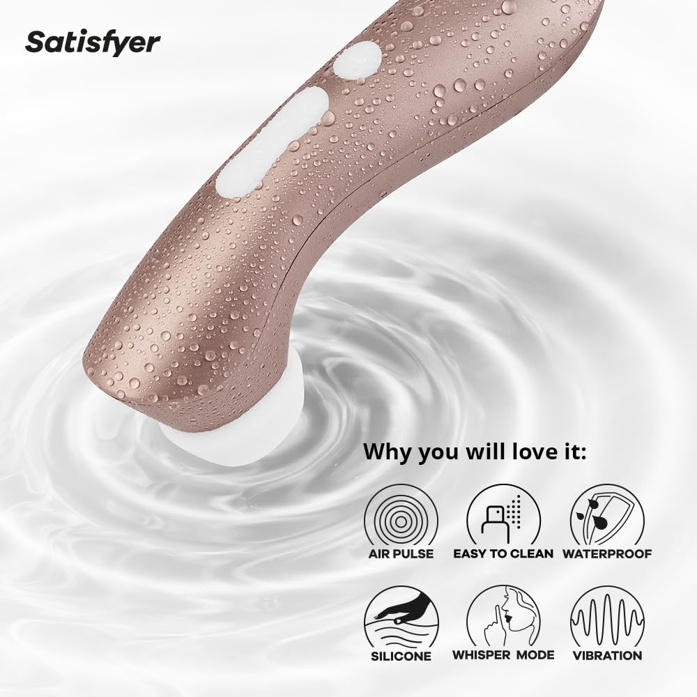 Satisfyer Pro 2+ Vibrator Sex Toy | Adult Toys for Women | Best Sucking Clitoral Stimulation Vibrator | Vibrating Sexual Pleasure Device | Stimulation Vibrators | Female Wellness Tools (Rose Gold) - Image 4