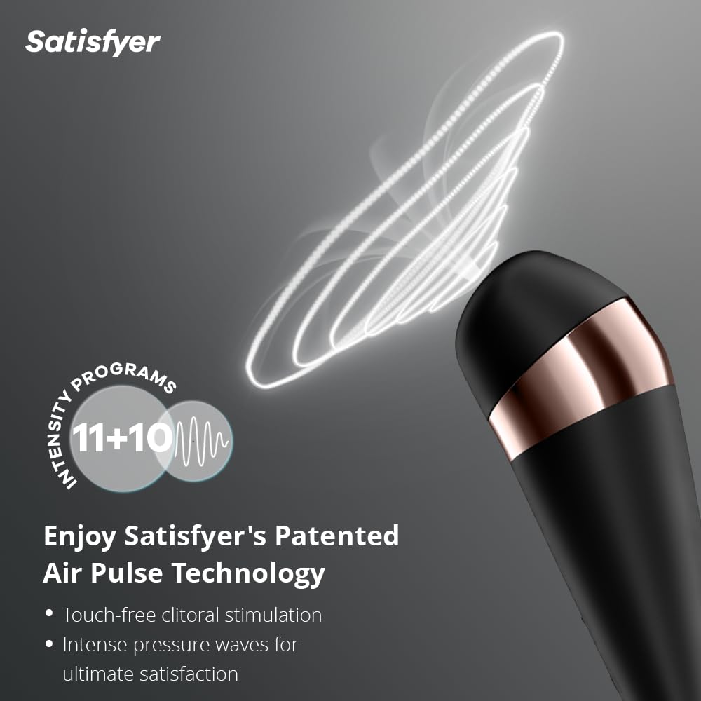 Satisfyer Pro 3+ | Clitoral Stimulation | Air Pulse Vibrator | Pressure Wave Vibrator | Waterproof (IPX7) | Rechargeable Battery | Skin-Friendly Silicone - Image 2