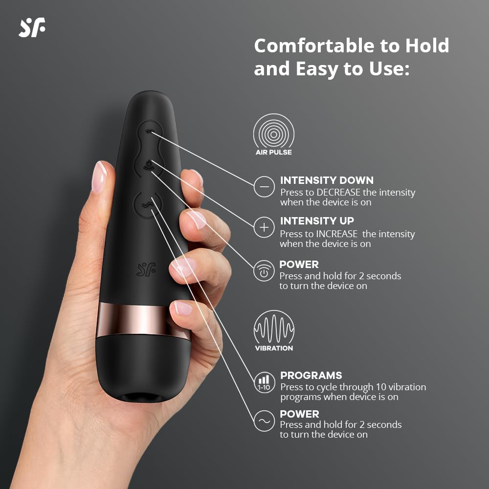 Satisfyer Pro 3+ | Clitoral Stimulation | Air Pulse Vibrator | Pressure Wave Vibrator | Waterproof (IPX7) | Rechargeable Battery | Skin-Friendly Silicone - Image 3