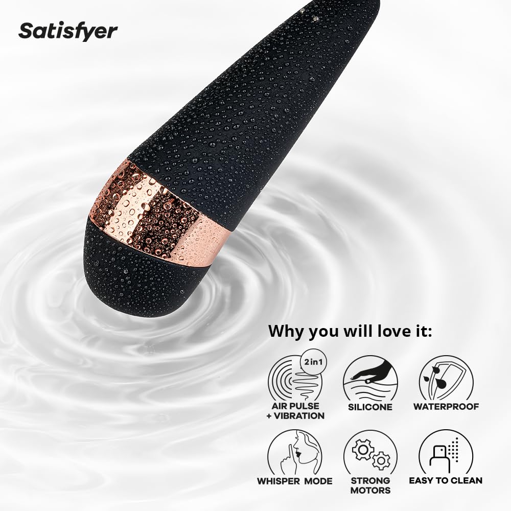 Satisfyer Pro 3+ | Clitoral Stimulation | Air Pulse Vibrator | Pressure Wave Vibrator | Waterproof (IPX7) | Rechargeable Battery | Skin-Friendly Silicone - Image 4