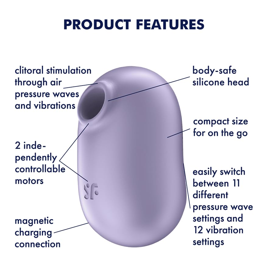 Satisfyer Pro to Go 2 Vibrator Sex Toy | Adult Toys for Women | Sucking Clitoral Stimulation Vibrator | Vibrating Sexual Pleasure Device | Stimulation Vibrators | Woman Sextoy (Lilac) - Image 2
