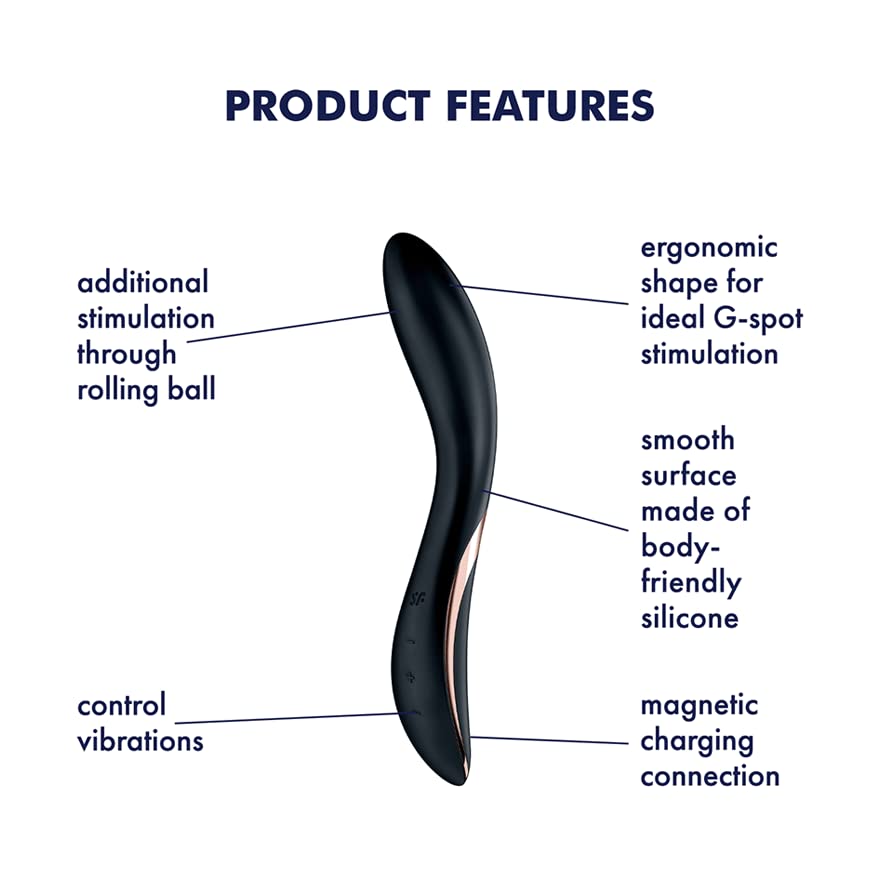 Satisfyer Rrrolling Explosion Vibrator Sex Toy | Adult Toys for Women | G-Spot Clitoral Stimulation | Vibrating Sexual Pleasure Device | Stimulation Vibrators | Female Wellness Tools | Woman Sextoy - Image 3
