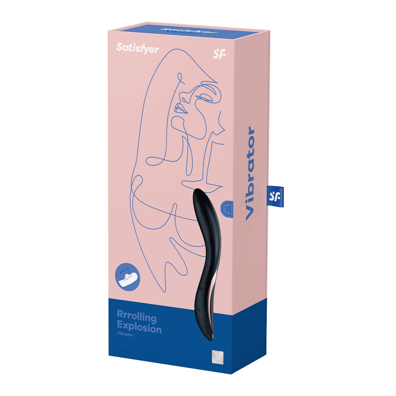 Satisfyer Rrrolling Explosion Vibrator Sex Toy | Adult Toys for Women | G-Spot Clitoral Stimulation | Vibrating Sexual Pleasure Device | Stimulation Vibrators | Female Wellness Tools | Woman Sextoy - Image 4