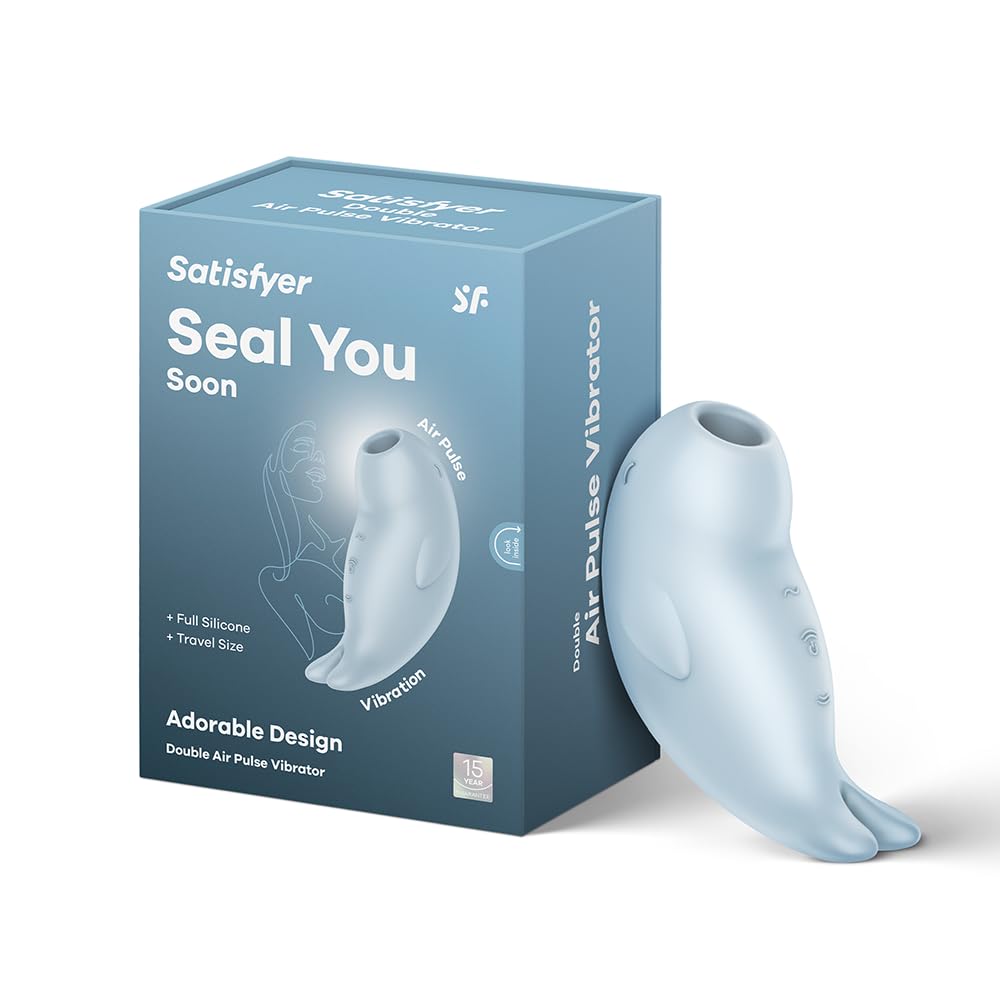 Satisfyer Seal You Soon Vibrator Sex Toy | Adult Toys for Women | Clitoral Stimulation Vibrator | Vibrating Sexual Pleasure Device | Stimulation Vibrators | Female Wellness Tools | Woman Sextoy