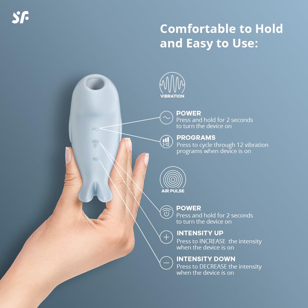 Satisfyer Seal You Soon Vibrator Sex Toy | Adult Toys for Women | Clitoral Stimulation Vibrator | Vibrating Sexual Pleasure Device | Stimulation Vibrators | Female Wellness Tools | Woman Sextoy - Image 3