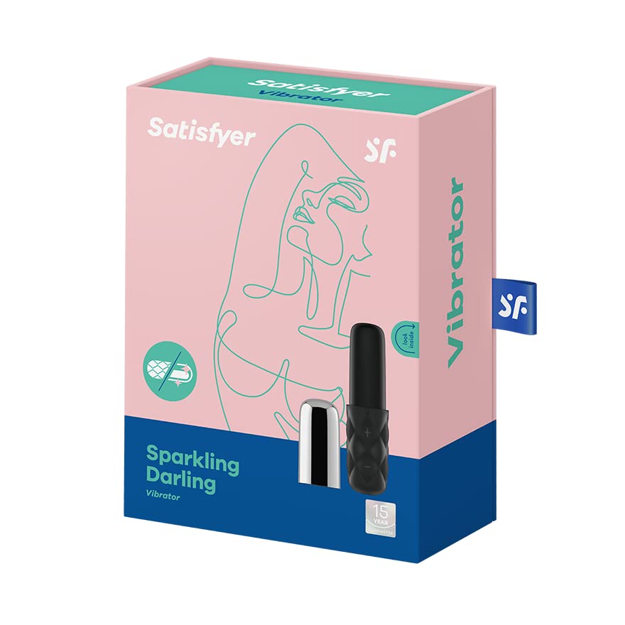 Satisfyer Sparkling Darling | Bullet Vibrator | 15 Vibration Programs | Clitoral Stimulation | Rounded tip for targeted Stimulation | Waterproof (IPX7) | Rechargeable Battery | Skin-Friendly Silicone - Image 5