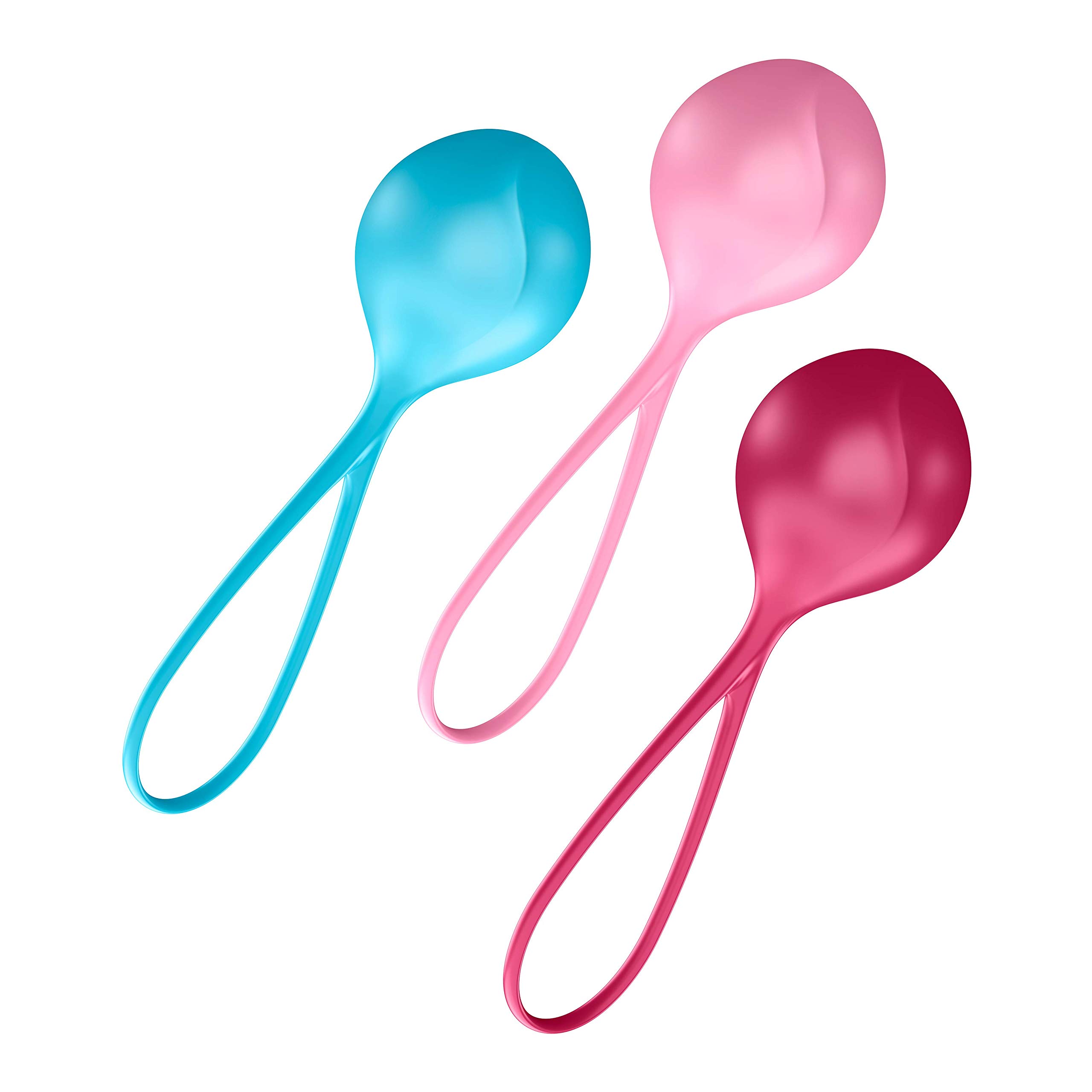 Satisfyer Strengthening Balls - Kegel Ball Exercise Weights, Ben Wa Balls, Pelvic Floor Training, Tightening, Ideal for Beginners, 3-Piece Set (2.18-3.45 oz.)