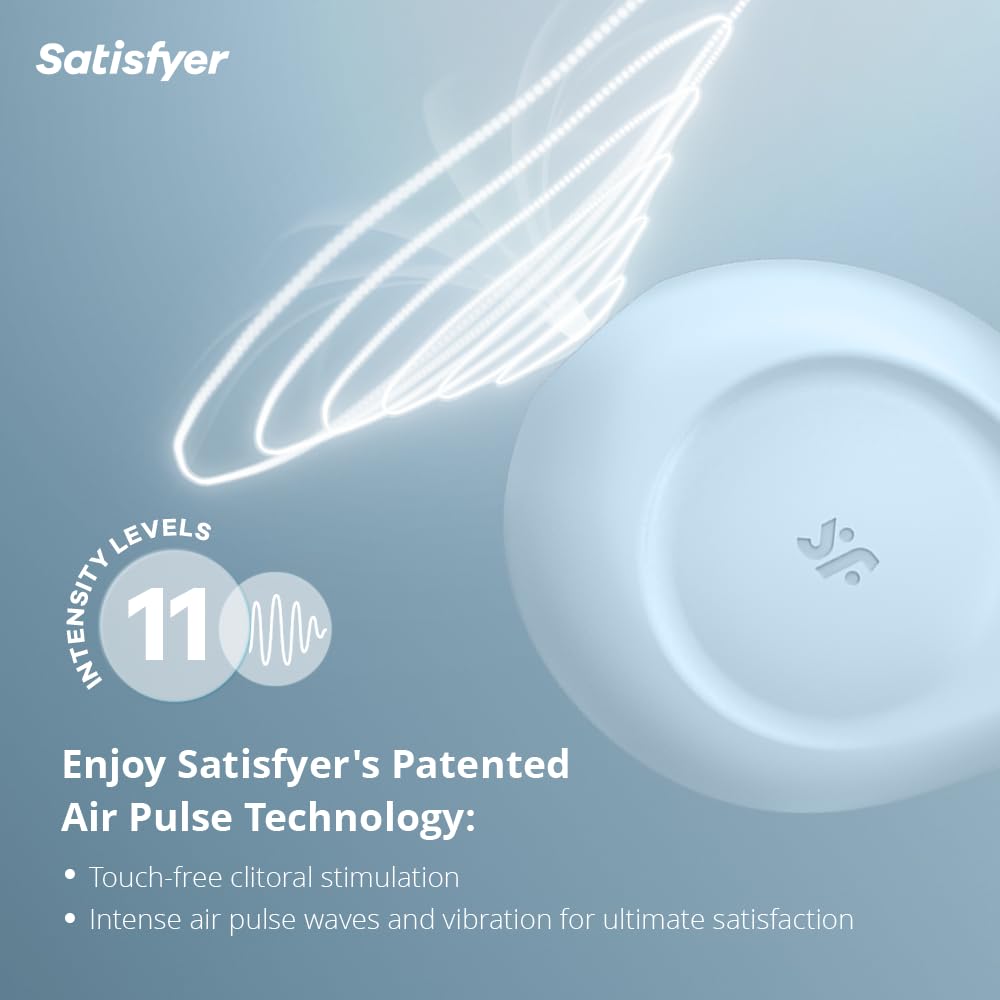 Satisfyer Sugar Rush Vibrator Sex Toy | Adult Toys for Women | Sucking Clitoral Stimulation Vibrator | Vibrating Sexual Pleasure Device | Stimulation Vibrators | Woman Sextoy (Blue) - Image 2