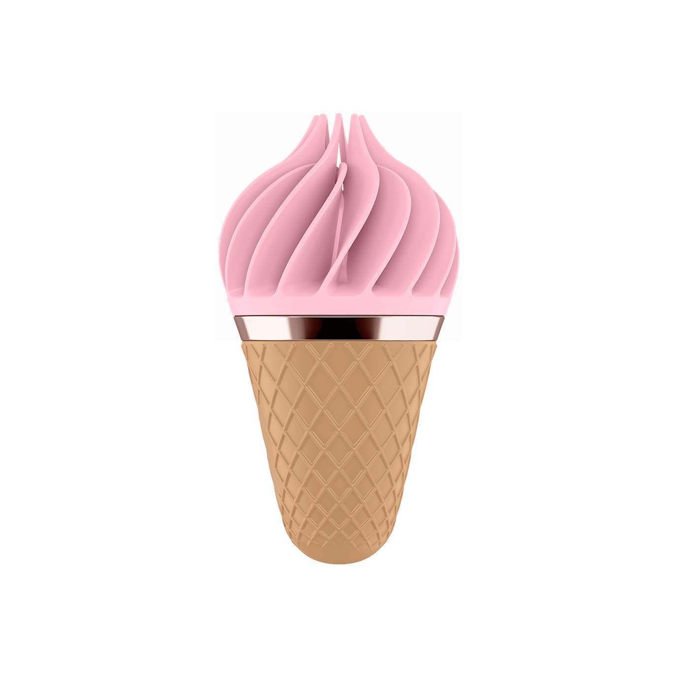 Satisfyer Sweet Treat Vibrator Sex Toy | Adult Toys for Women | Lay-on Vibrator with Rotating Flaps | Vibrating Sexual Pleasure Device | Stimulation Vibrators | Woman Sextoy (Pink/Brown) - Image 5