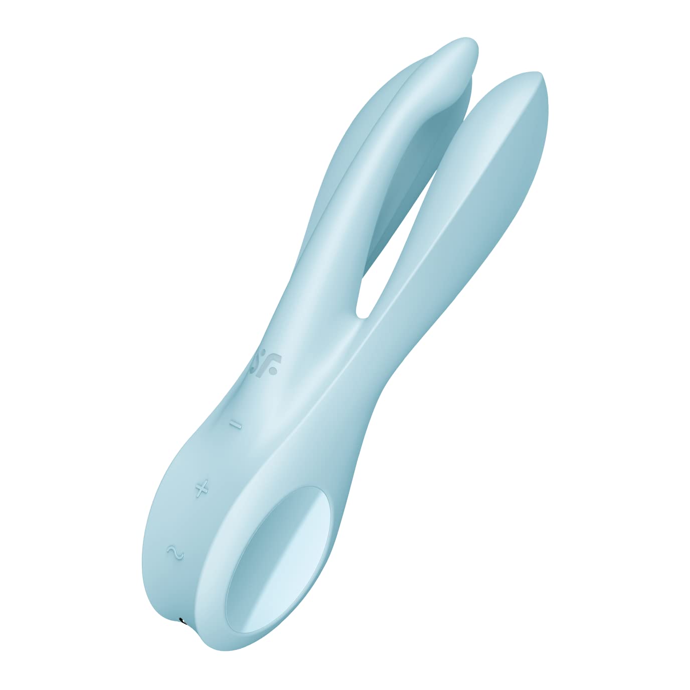 Satisfyer Threesome 1 Vibrator Sex Toy | Adult Toys for Women | Lay-on Vibrator with 3 Motors | Vibrating Sexual Pleasure Device | Stimulation Vibrators | Woman Sextoy (Blue)