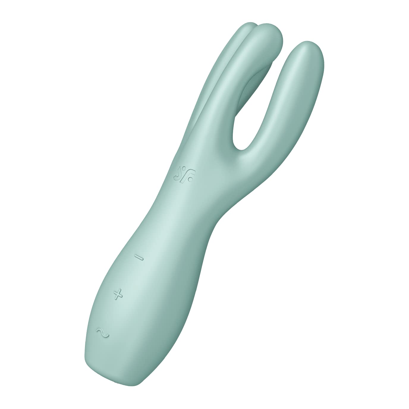 Satisfyer Threesome 3 Vibrator Sex Toy | Adult Toys for Women | Lay-on Vibrator with 3 Flexible Arms | Vibrating Sexual Pleasure Device | Stimulation Vibrators | Woman Sextoy (Mint)