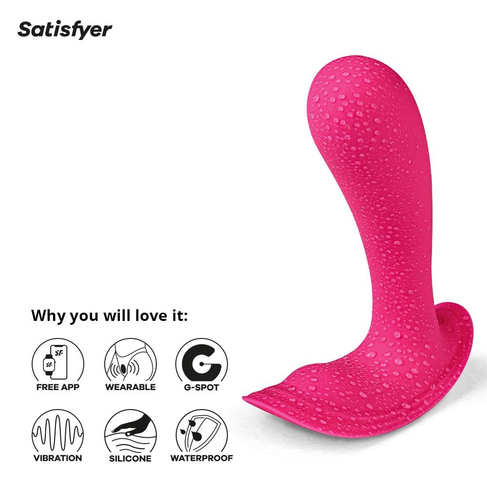 Satisfyer Top Secret Connect App Vibrator Sex Toy | Adult Toys for Women | Wearable Vibrator + APP | Vibrating Sexual Pleasure Device | Stimulation Vibrators | Female Wellness Tools | Woman Sextoy - Image 4