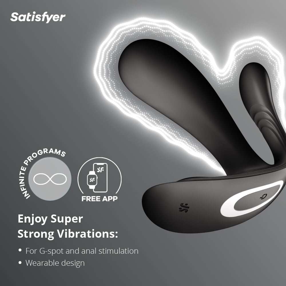 Satisfyer Top Secret+ Connect App Vibrator Sex Toy | Adult Toys for Women | Wearable Vibrator | Vibrating Sexual Pleasure Device | Stimulation Vibrators | Woman Sextoy (Black) - Image 2