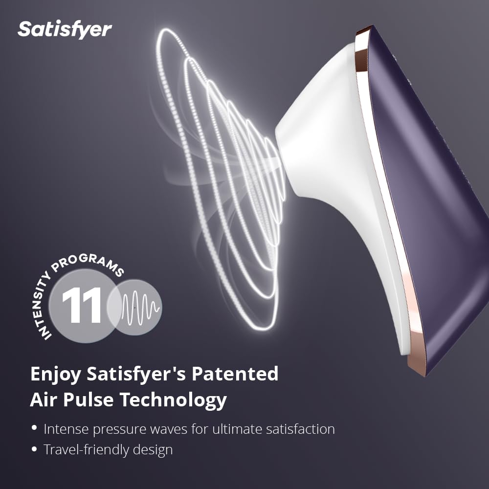 Satisfyer Traveler Vibrator Sex Toy | Adult Toys for Women | Suction & Clitoral Stimulation Vibrator | Vibrating Sexual Pleasure Device | Stimulation Vibrators | Female Wellness Tools | Woman Sextoy - Image 2