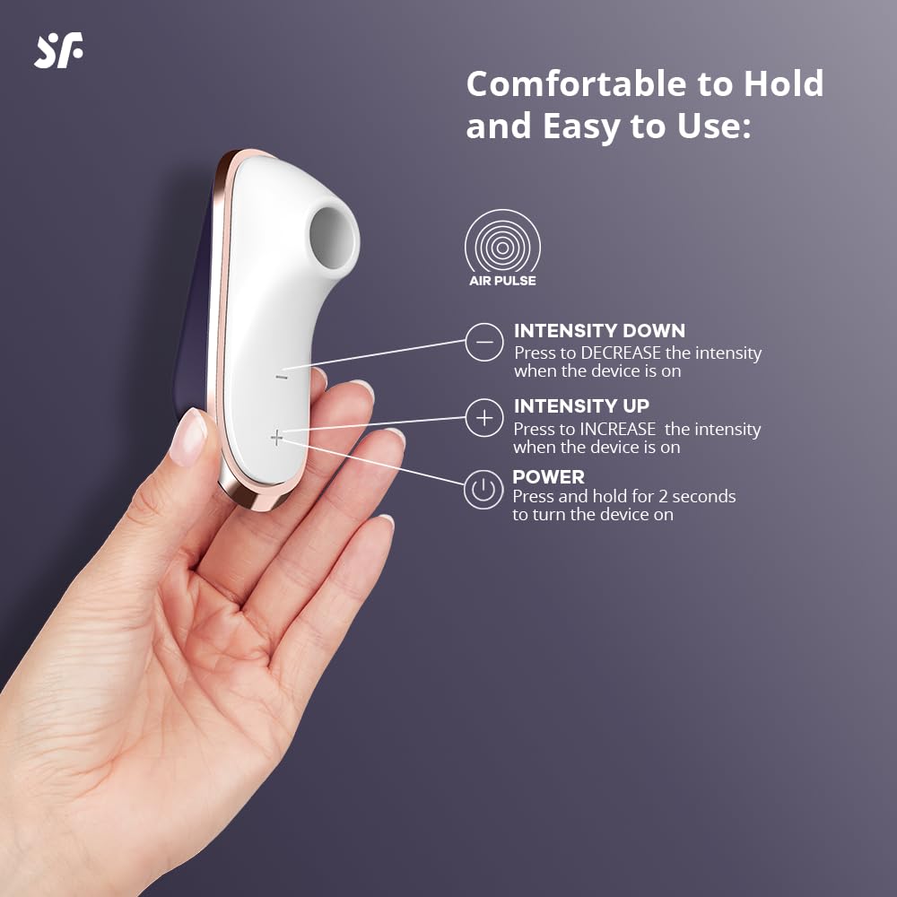 Satisfyer Traveler Vibrator Sex Toy | Adult Toys for Women | Suction & Clitoral Stimulation Vibrator | Vibrating Sexual Pleasure Device | Stimulation Vibrators | Female Wellness Tools | Woman Sextoy - Image 3