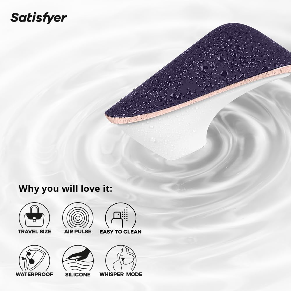 Satisfyer Traveler Vibrator Sex Toy | Adult Toys for Women | Suction & Clitoral Stimulation Vibrator | Vibrating Sexual Pleasure Device | Stimulation Vibrators | Female Wellness Tools | Woman Sextoy - Image 4
