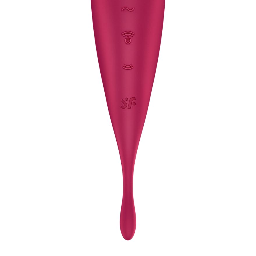 Satisfyer Twirling Pro Connect App Vibrator Sex Toy | Adult Toys for Women | Best Sucking Clitoral Stimulator | Vibrating Sexual Pleasure Device | Stimulation Vibrators (Red) - Image 5
