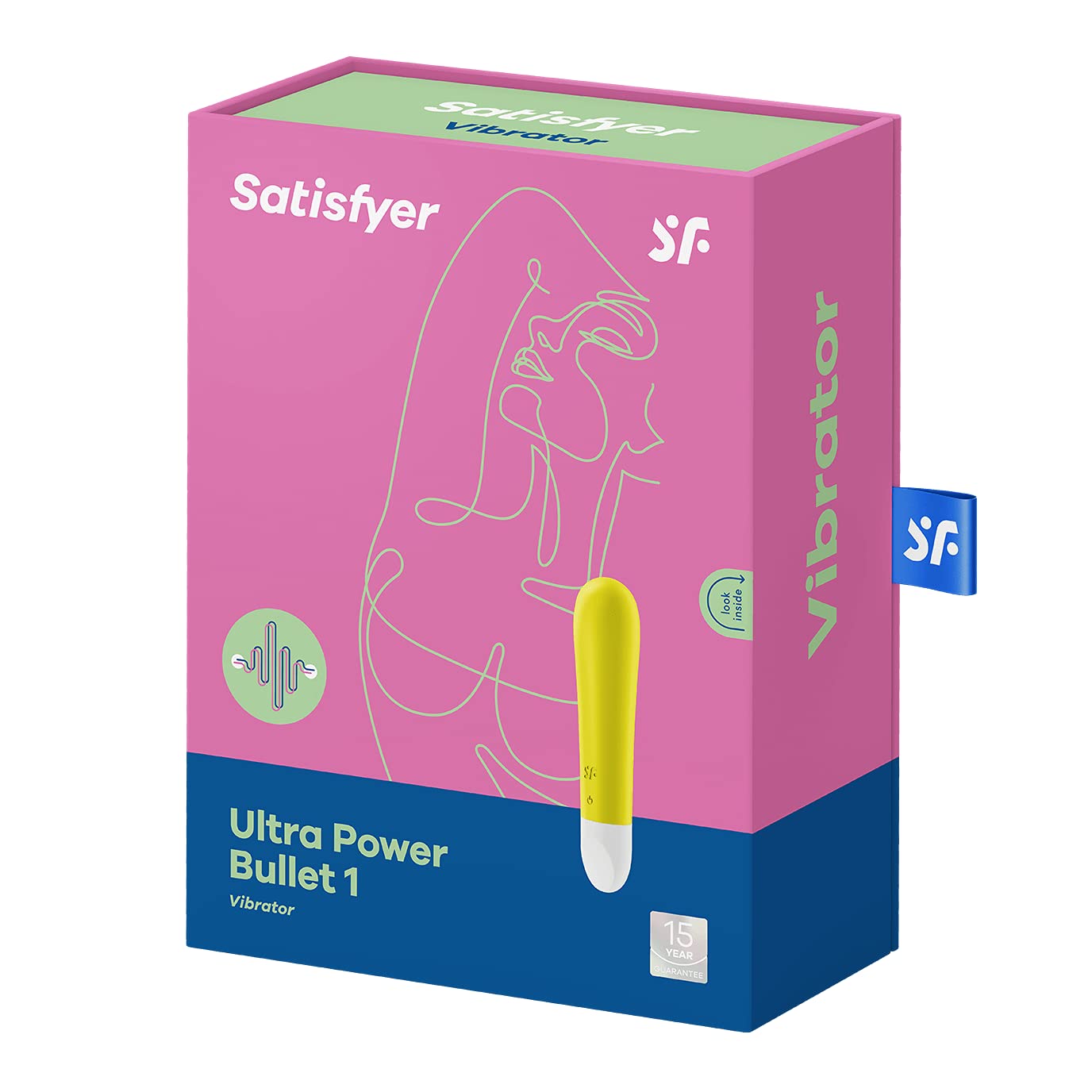 Satisfyer Ultra Power Bullet 1 Vibrator Sex Toy | Adult Toys for Women | Mini Clitoral Vibrator | Vibrating Sexual Pleasure Device | Stimulation Vibrators | Woman Sextoy (Yellow) - Image 3