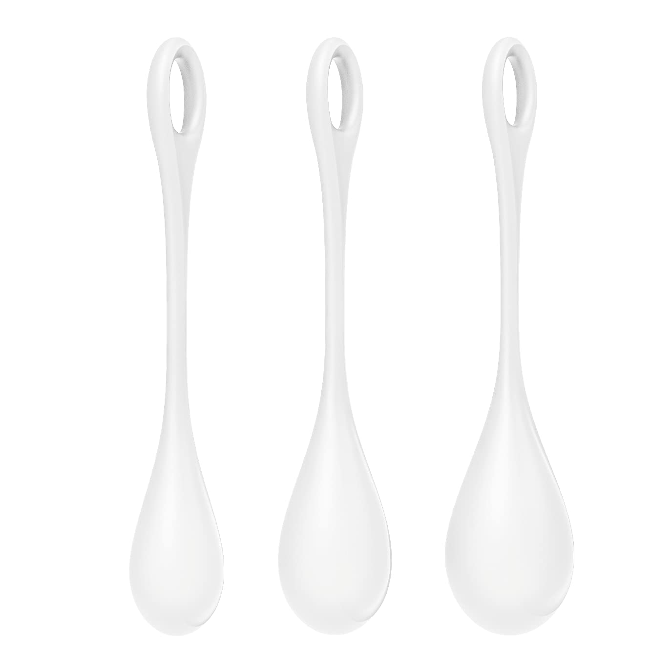 Satisfyer Yoni Power 1 Kegel Balls - Kegel Exercise Weights, Ben Wa Balls, Pelvic Floor Training, Tightening, Ideal for Beginners, 3-Piece Set (White) - Image 5