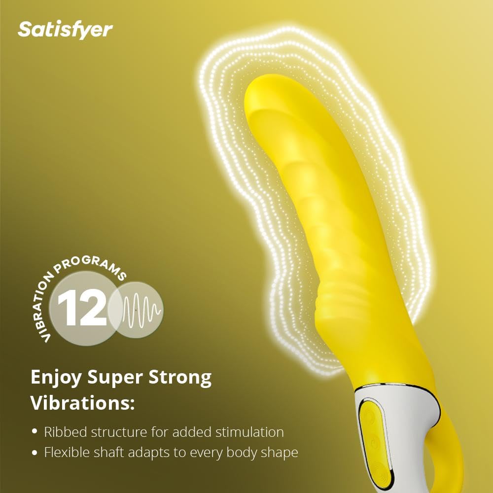 Satisfyer Yummy Sunshine Vibrator Sex Toy | Adult Toys for Women | Best G-Spot Clitoral Stimulation | Vibrating Sexual Pleasure Device | Stimulation Vibrators | Female Wellness Tools | Woman Sextoy - Image 2